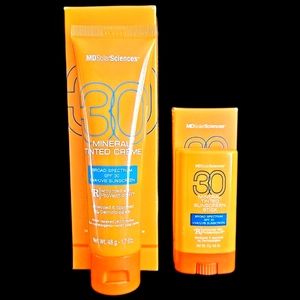 MD Solar Sciences Set Mineral Tinted Creme & Sunscreen Stick SPF 30 Full Size